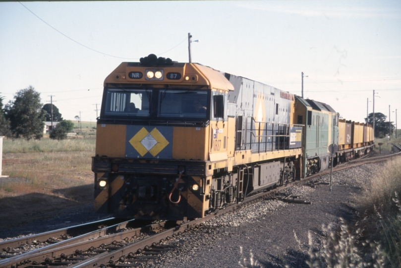 130081: Maroona Down Steel Train NR 87 DL 45