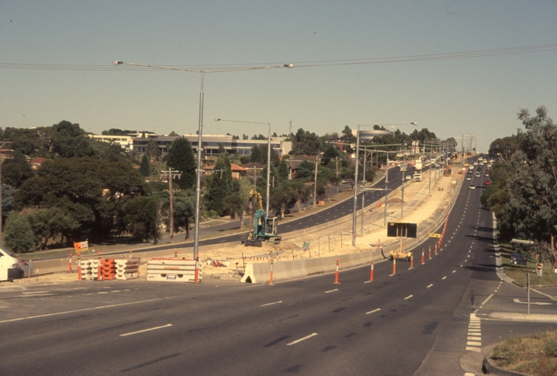 130228: Burwood Highway at Stanley Road looking towards Melbourne