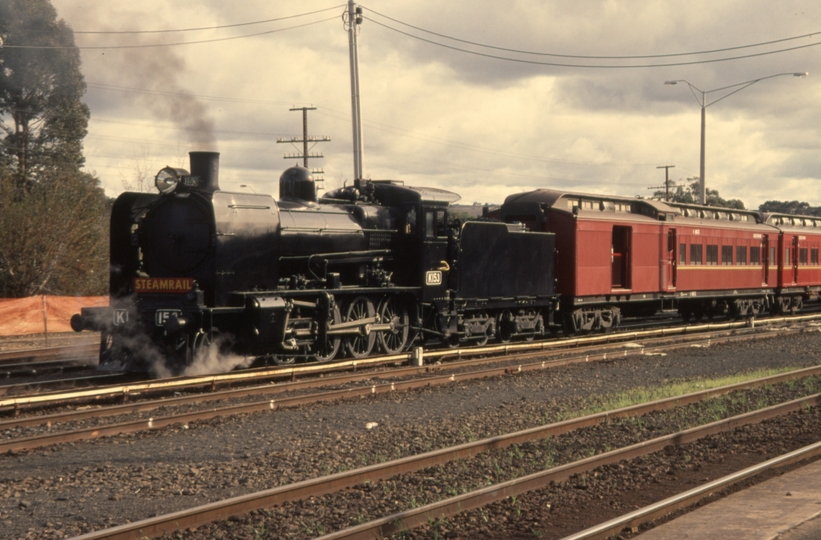 130443: Bacchus Marsh K 153 shunting Steamrail Special to Melbourne
