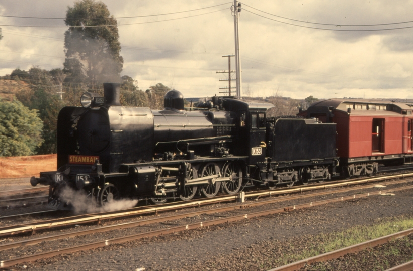 130444: Bacchus Marsh K 153 shunting Steamrail Special to Melbourne