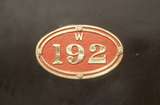 131485: Ferrymead Railway Number Plate on W 192
