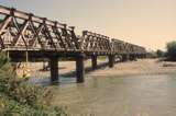 131884: Arahura River Bridge North abutment looking South