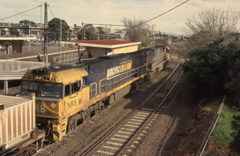 132243: West Footscray Junction Steel Train to Whyalla NR 116 NR 8