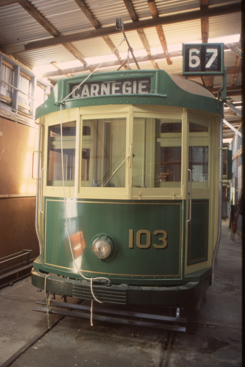 132359: Melbourne Tramcar Preservation Association Haddon L 103