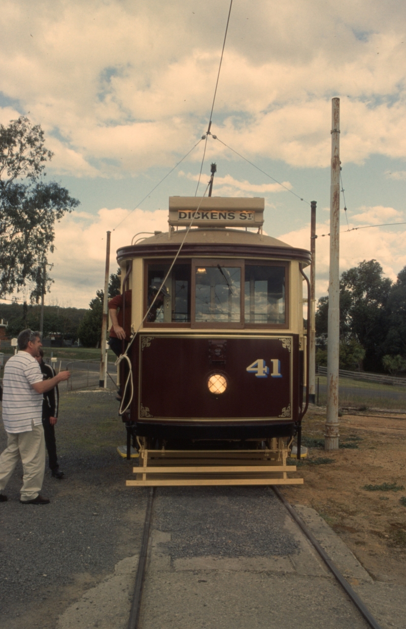 132369: Melbourne Tramcar Preservation Association Haddon Victorian Railways No 41