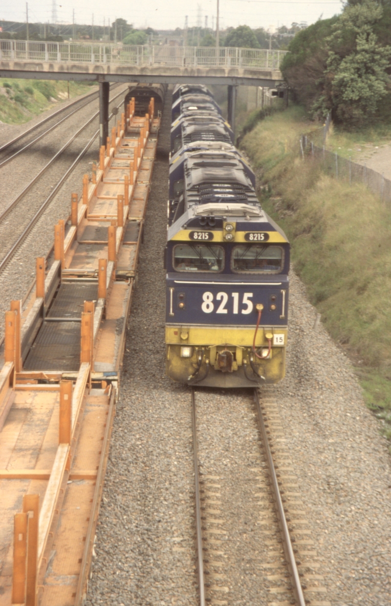 132549: Beresfield Empty Coal Train 8215 leading