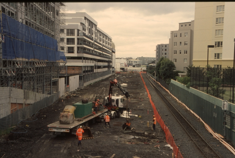 132782: Newmarket Construction Site looking towards Auckland