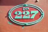 132889: Feilding Numberplate on Dsa 227