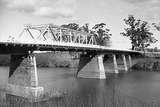 133648: Bridge over Snowy River for never completed railway to Brodribb looking towards Orbost