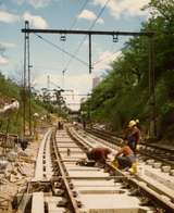 133853: MURL Test Track West Richmont Toronto Double Sleepered Up Track -1