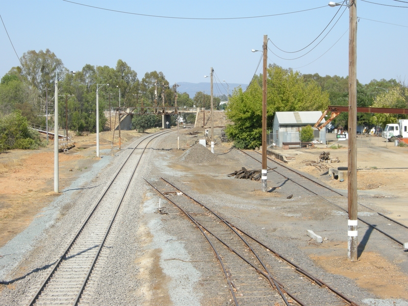 135009: Wangaratta looking South from Station Footbridge