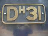 135056: Lakeside Cabside Numberplate on DH31