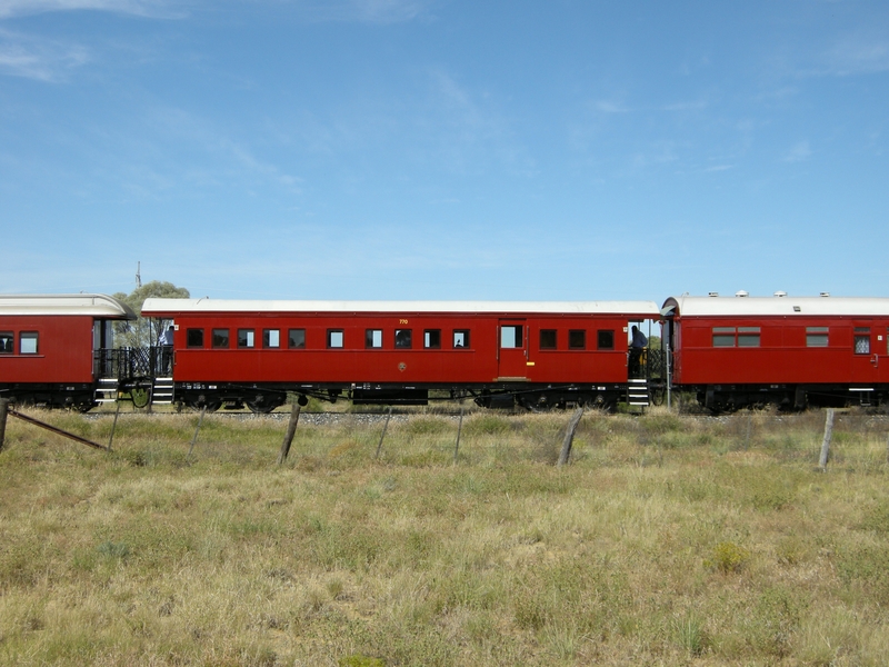 135161: Saltern Car 770 in consist Down Queensland 150th Anniversary Special