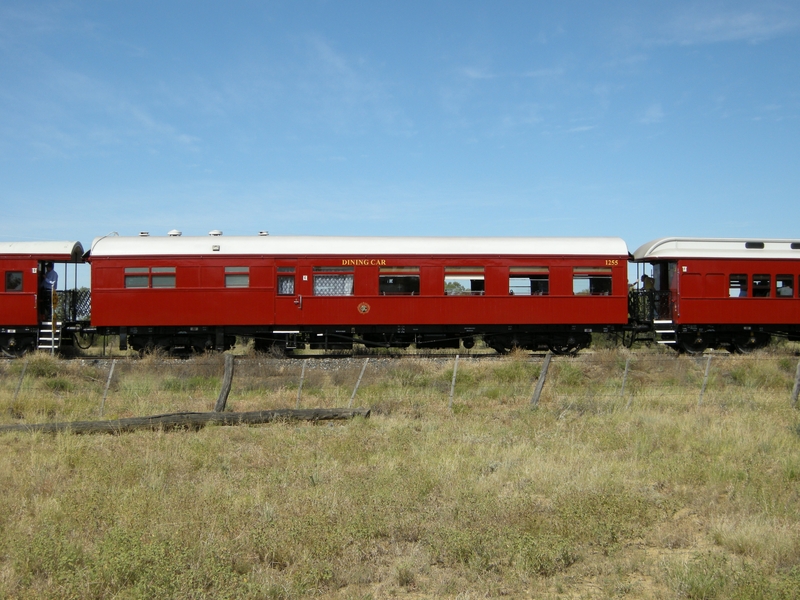 135163: Saltern Dining Car 1255 in consist Down Queensland 150th Anniversary Special