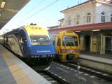 135286: Roma Street Platforms 3 and 4 Day XPT to Sydney XP 2006 trailing and Inter city Express Set 104
