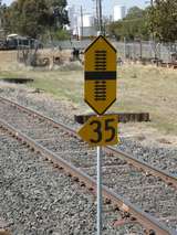 135647: Narrabri Speed Sign at Sydney End