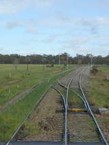 135745: Stockinbingal Junction of lines to Griffith (left), and Forbes (right),