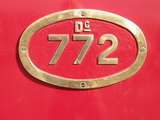 135814: Dunedin Number Plate on Dg 772