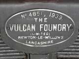 135825: Dunedin Maker's Plate 4851-1939 on Vulcan RM 56