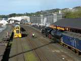 135940: Dunedin Goods to Port Chalmers DSG 3251 and 9:30am Down Passenger Ab 663 leading