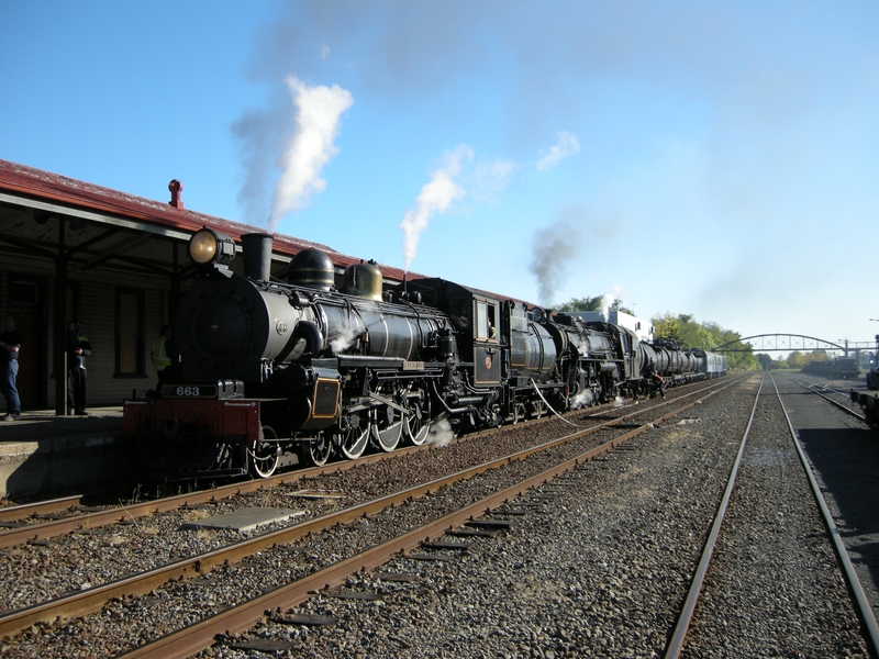 136069: Ashburton Up Main Line Steam Trust Special Ab 663 Jb 1236