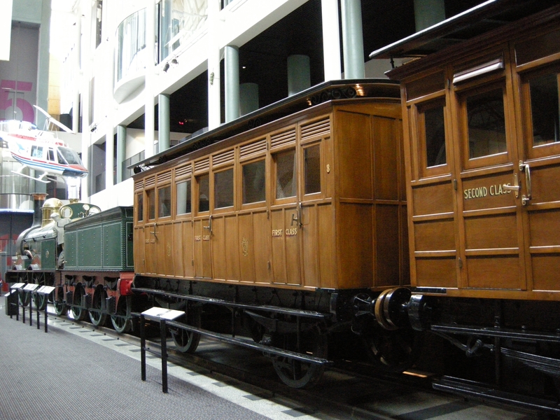 136202: Powerhouse Museum NSWGR No 1 and First Class Carriage