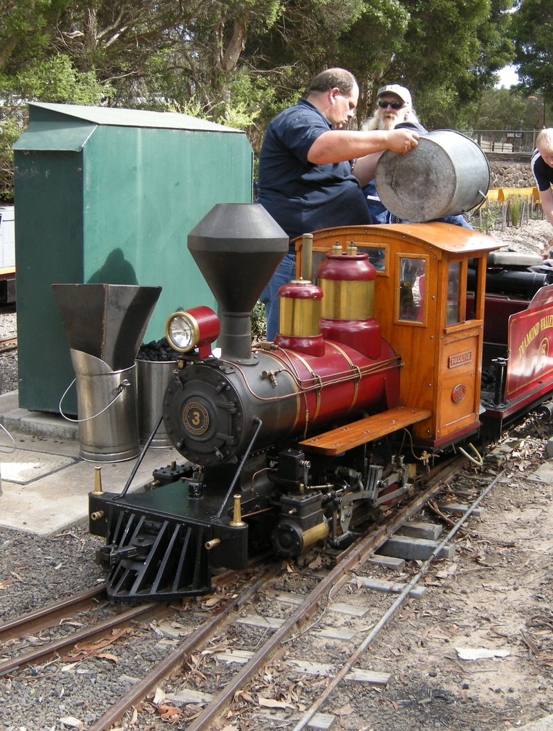 136257: Diamond Valley Railway Passenger No 3 Pauline 2-4-0