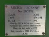 136543: Kerrisdale Mountain Railway Maker's Plate on No 4