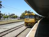 137426: East Perth Terminal Up Suburban A Set 302 trailing and Eastbound Indian Pacific NR 54