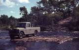 400086: Groote Eylandt NT Angurugu River Top Crossing No 12 Land Rover on ford