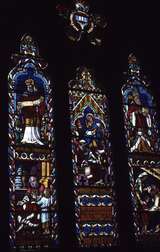 400372: Ross Tasmania Stained Glass Window in Methodist Church