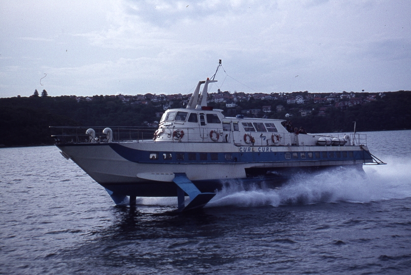 400417: Sydney NSW Hydrofoil boat on harbour