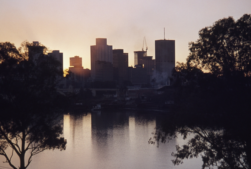 400422: Brisbane Queensland Sunrise viewed from Milton