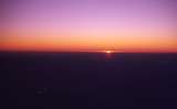 400426: near Brisbane Queensland Sunset viewed from aircraft