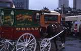 400436: Melbourne Victoria Horse drawn baker's cart in cavalcade of tramsport