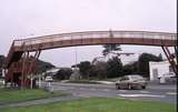 400814: Plimmerton North Island NZ Glued laminated timber footbridge over State Highway No 1