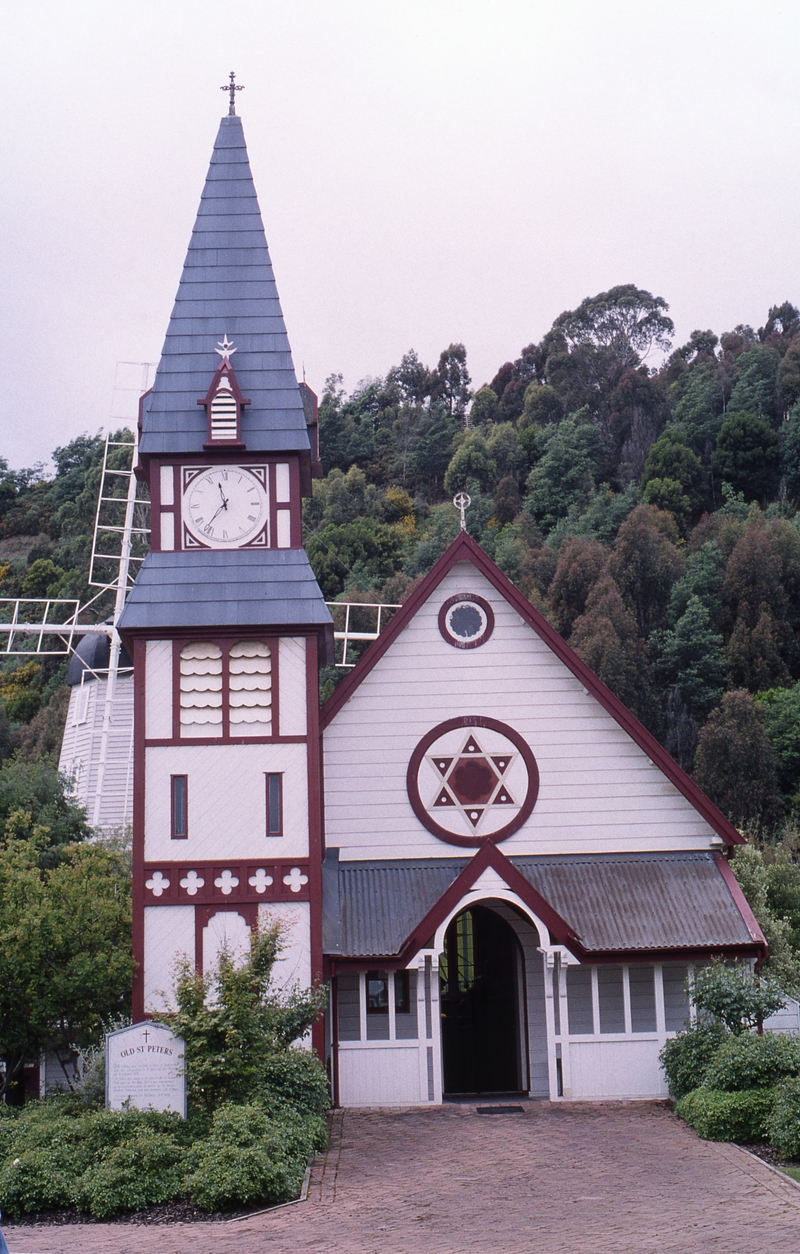 400868: Nelson South Island NZ Founders' Park Old St Peter's Church
