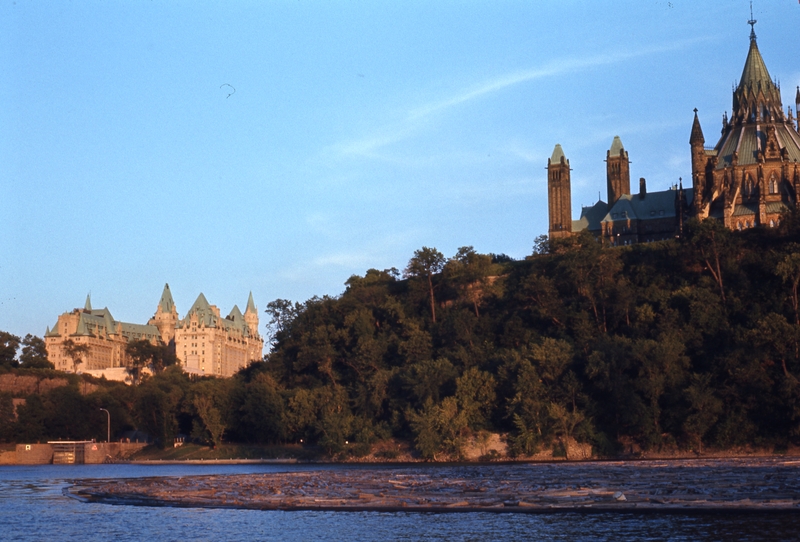 401196: Ottawa ON Canada Chateau Laurier and Houses of Parliament