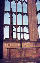 401362: Coventry Warwickshire England Ruins of First Coventry Cathedral