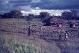401463: Mile 130-2 East African Railways Pakwach Line Uganda Farms and huts